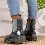 Stijlvolle dames enkellaarzen - trendy chelsea boots