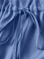 Denim jumpsuit met rits en elastische taille - stijlvolle dames playsuit