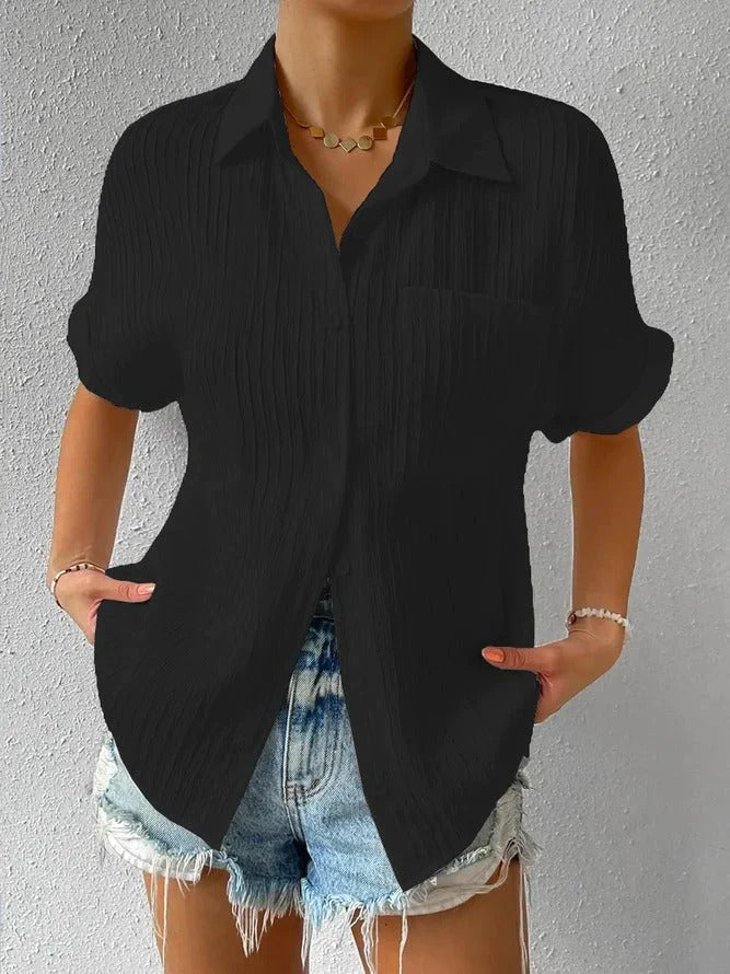 Korte mouw blouse - stijlvolle dames top voor casual wear
