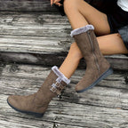 Hoog winterlaarzen - geïsoleerde dameswinterfootwear