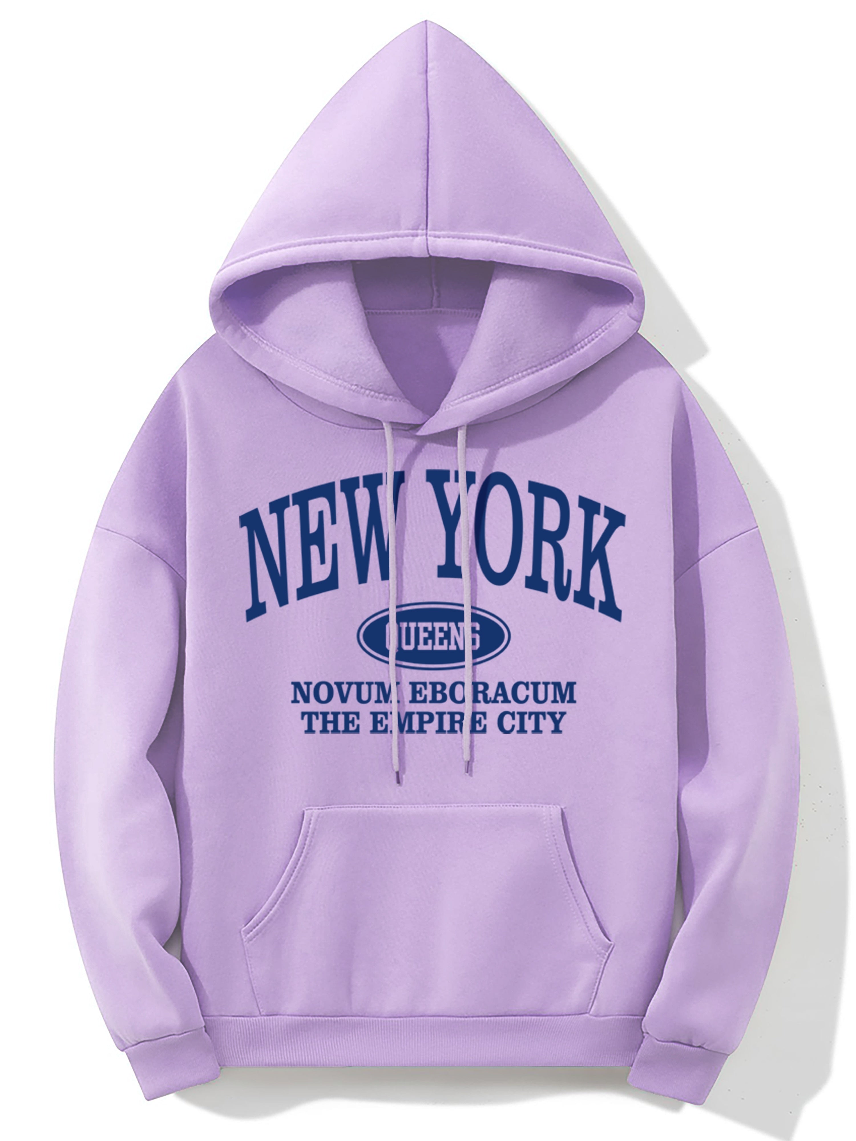 Hoodie met new york opdruk - gezellige dames sweatshirt