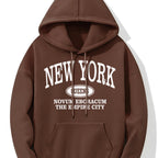 Hoodie met new york opdruk - gezellige dames sweatshirt