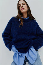 trui van mohair - oversized dames sweater - Bakkermode.nl