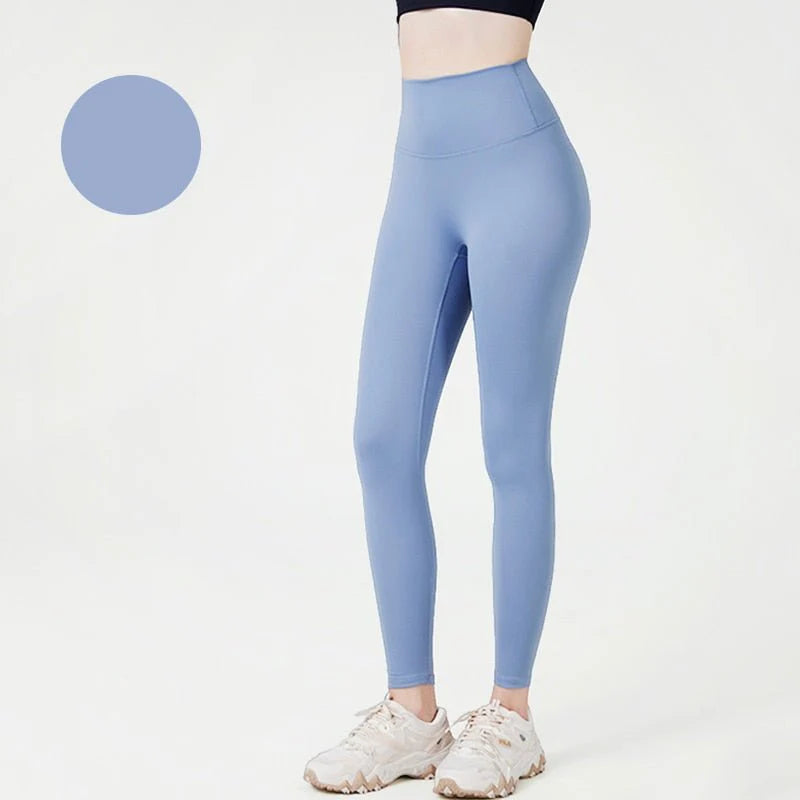Yoga leggings - hoge taille dames sportbroek met zijzakken