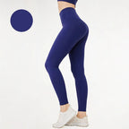Yoga leggings - hoge taille dames sportbroek met zijzakken