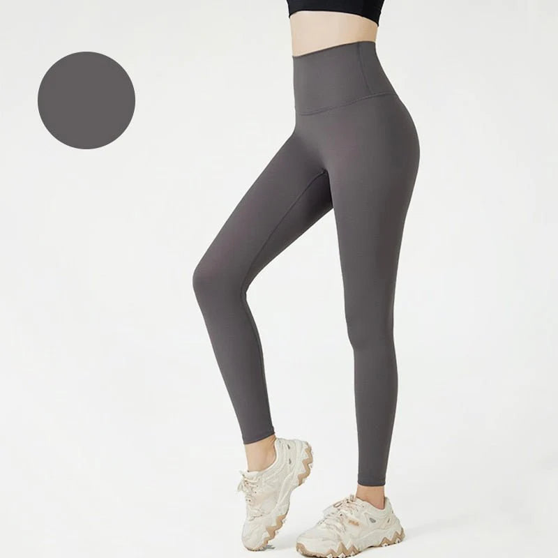 Yoga leggings - hoge taille dames sportbroek met zijzakken