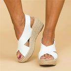 Dames wedge sandalen - stijlvolle espadrille design voor ontspannen uitjes