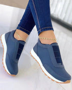 Dames slip-on sneakers - ademende casual schoenen