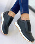 Dames slip-on sneakers - ademende casual schoenen