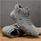 Leren enkellaarsjes - warme fleece gevoerde dames schoenen