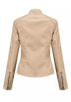 Leren jas voor dames - comfortabele getailleerde jas - Bakkermode.nl