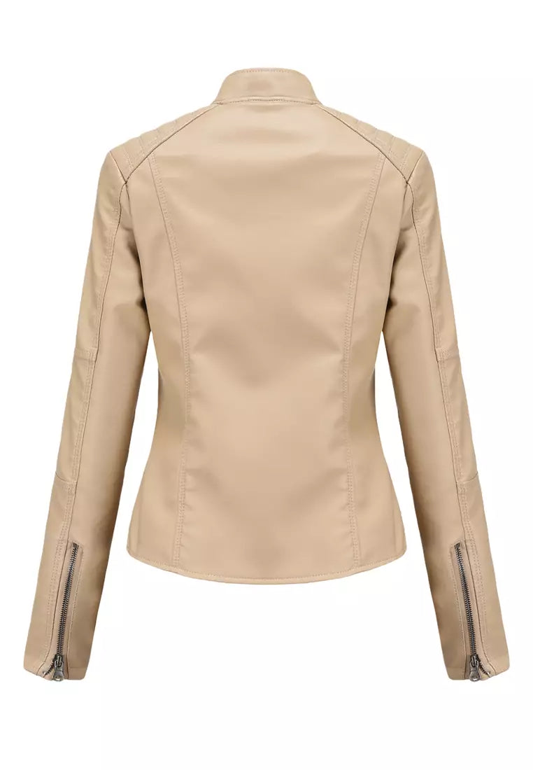 Leren jas voor dames - comfortabele getailleerde jas - Bakkermode.nl