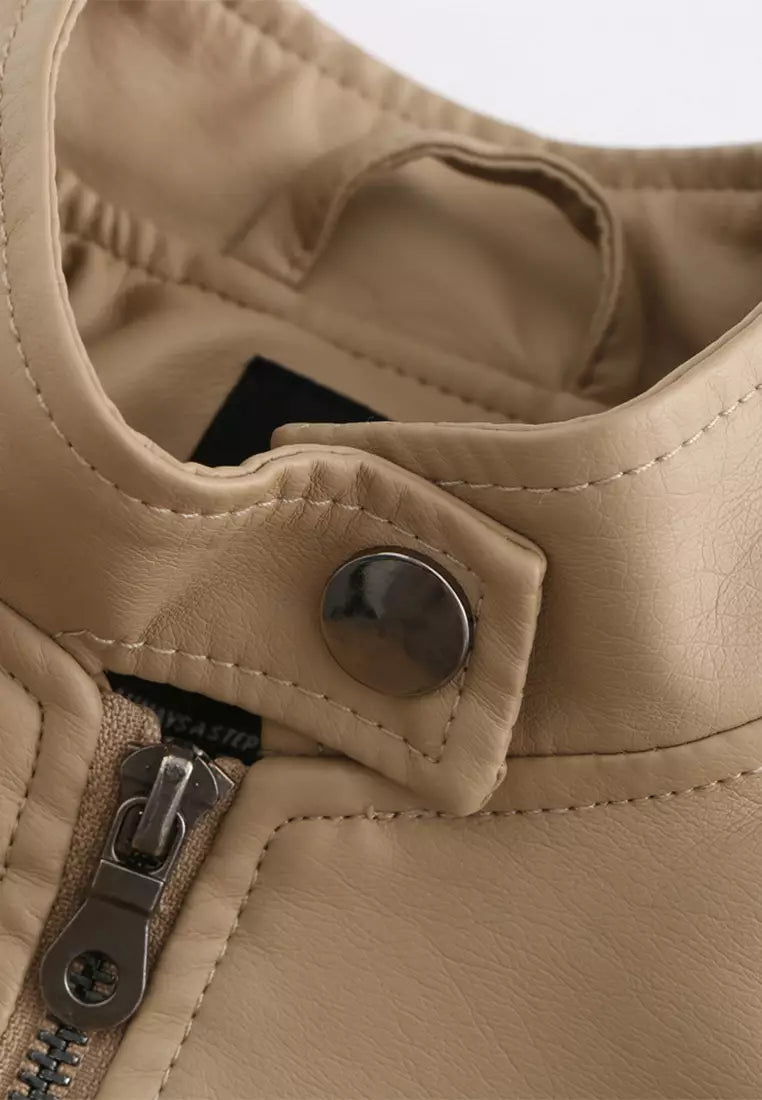 Leren jas voor dames - comfortabele getailleerde jas - Bakkermode.nl