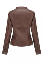 Leren jas voor dames - comfortabele getailleerde jas - Bakkermode.nl