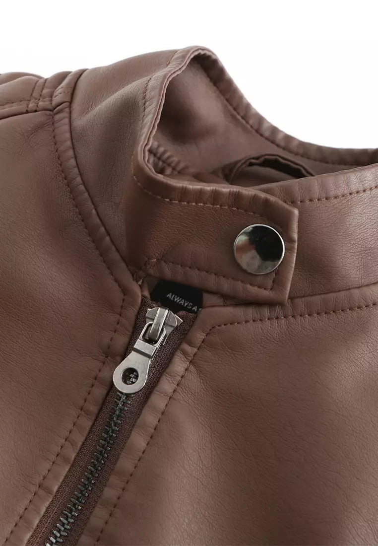 Leren jas voor dames - comfortabele getailleerde jas - Bakkermode.nl