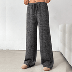 Dames sweatpants - zachte loungebroek met wijde pijpen voor casual dagen