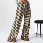 Dames sweatpants - zachte loungebroek met wijde pijpen voor casual dagen