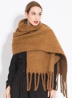 soft knit sjaal - luxueuze zachte dames winter wrap
