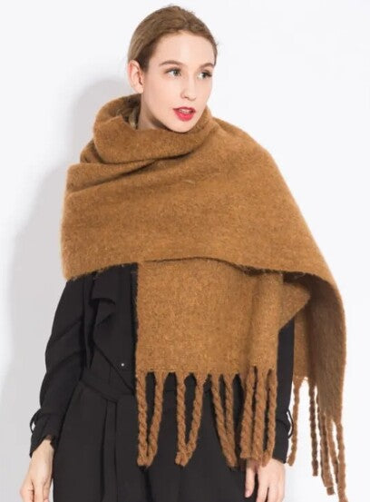 soft knit sjaal - luxueuze zachte dames winter wrap