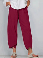 Ademende linnen broeken - veelzijdige damesbroeken