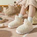 Faux fur slippers - dames huis slippers