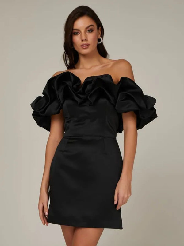 Off-shoulder jurk - elegante avondoutfit voor dames