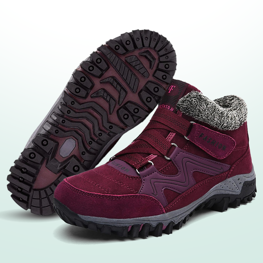 Dames wandelschoenen - duurzame mid-top outdoor voetbedding