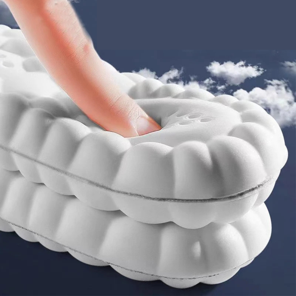 Wolk relax - verstelbare inlegzolen - grijze en witte zolen voor dames