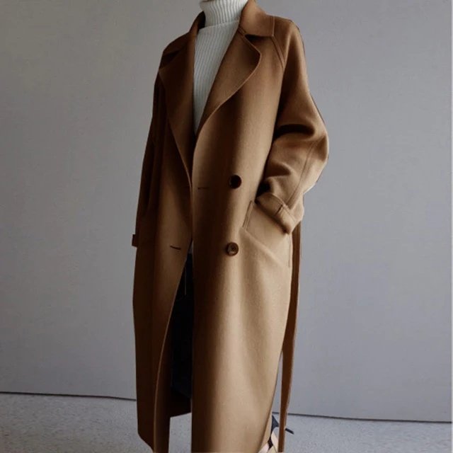 Lange trenchcoat - elegante oversized damesjas