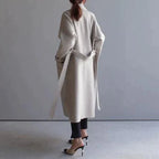 Lange trenchcoat - elegante oversized damesjas