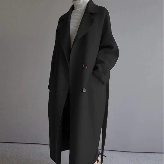 Lange trenchcoat - elegante oversized damesjas