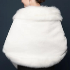 Luxe nepbont sjaal - elegante omslag voor dames