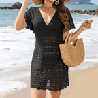 Dames casual jurk met haakwerk - lichte elegantie voor zomerse tuinfeesten