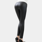 Faux leren leggings - strakke stretch damesbroeken