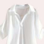 Losse blouse - stijlvolle v-hals top voor dames