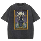 Artistieke graphic t-shirt met gedurfde print