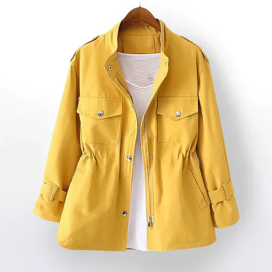 Trenchcoat - elegante dames lichtgewicht jas met praktische functies