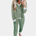 2-delige pyjama set - stijlvolle dames lounge outfit