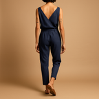 Dames jumpsuit met verstelbare tailleband - trendy éénstuk voor casual dagelijks gebruik