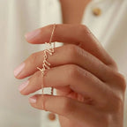 Gegraveerde naamarmband - elegante gouden damesarmband