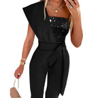 Versierd jumpsuit - elegante avondkleding voor vrouwen