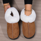 Dames slippers - warme en zachte binnenschoenen