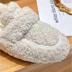 Faux faux fur slippers - luxe dames instappers