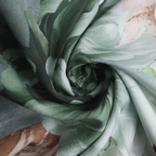 Bloemendessin top - stijlvolle groene blouse voor dames