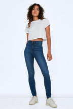 Slim fit jeans - hoge taille dames denimbroeken