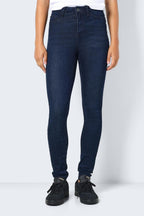 Slim fit jeans - hoge taille dames denimbroeken