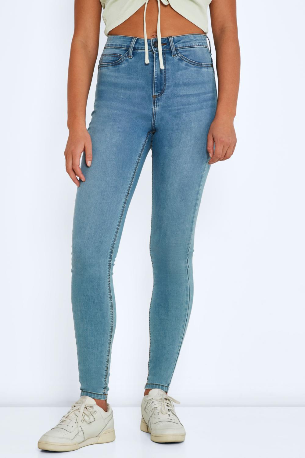 Slim fit jeans - hoge taille dames denimbroeken