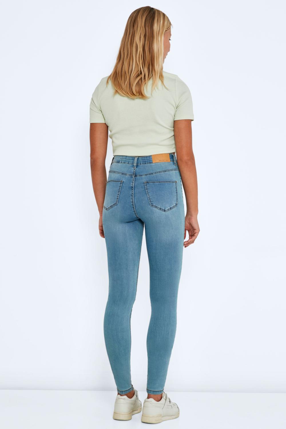 Slim fit jeans - hoge taille dames denimbroeken