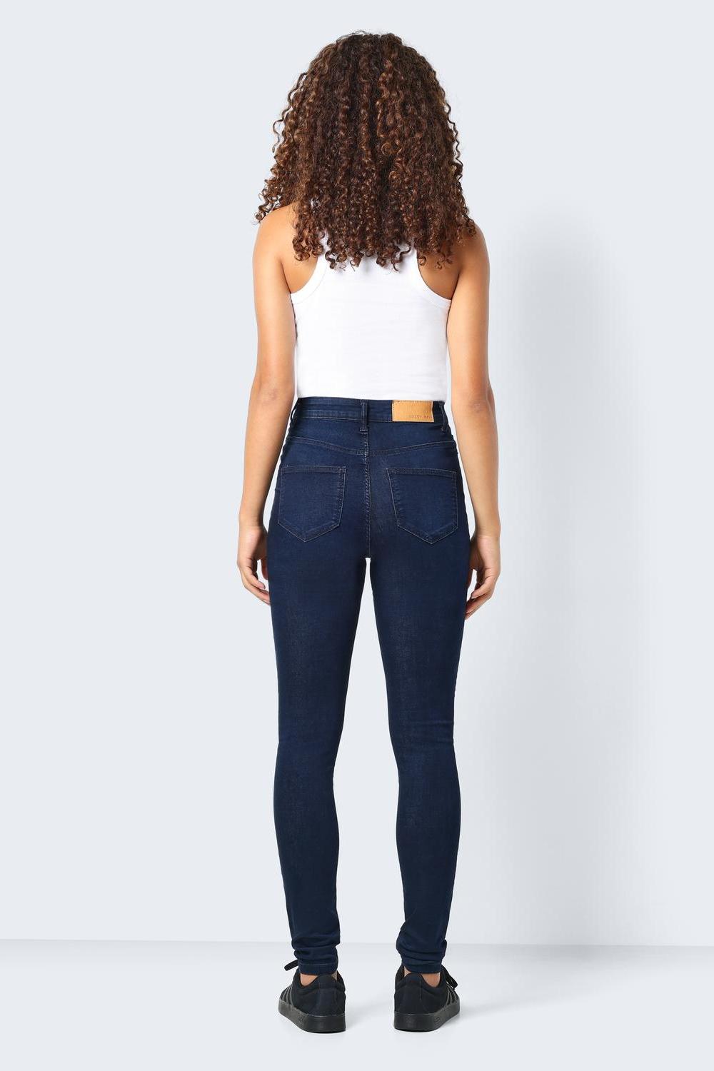 Slim fit jeans - hoge taille dames denimbroeken