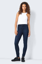 Slim fit jeans - hoge taille dames denimbroeken